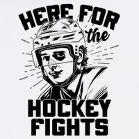 Funny Here For The Hockey Fights Baby Bodysuit