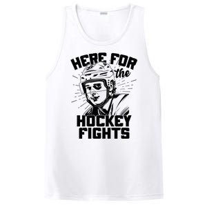 Funny Here For The Hockey Fights PosiCharge Competitor Tank