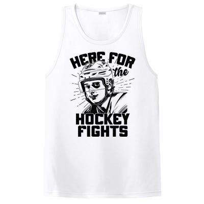 Funny Here For The Hockey Fights PosiCharge Competitor Tank