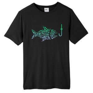 Fish Hook Fishing Icon For Fisherman Funny Fishing Gift Tall Fusion ChromaSoft Performance T-Shirt