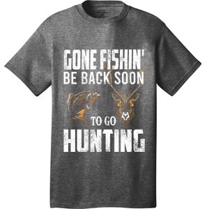 Fishing & Hunting Funny Fish Deer Hunter Gag Gift T-Shirt