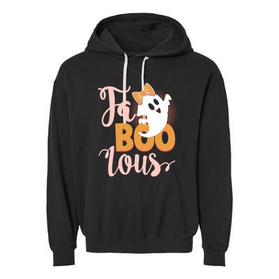Funny Halloween Fa Boo Lous Ghost Garment-Dyed Fleece Hoodie