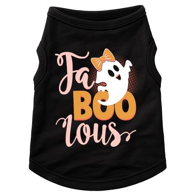 Funny Halloween Fa Boo Lous Ghost Doggie Tank