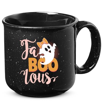 Funny Halloween Fa Boo Lous Ghost 15oz Campfire Ceramic Mug
