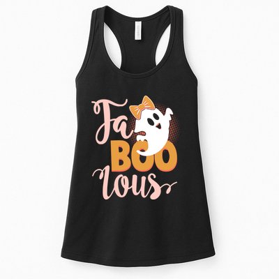 Funny Halloween Fa Boo Lous Ghost Womens Tank Top