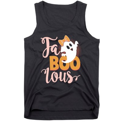 Funny Halloween Fa Boo Lous Ghost Tank Top