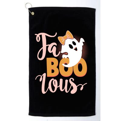 Funny Halloween Fa Boo Lous Ghost Golf Towel
