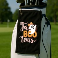 Funny Halloween Fa Boo Lous Ghost Golf Towel