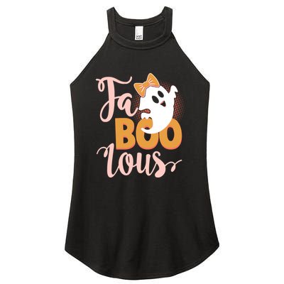Funny Halloween Fa Boo Lous Ghost Women's Perfect Tri Rocker Tank