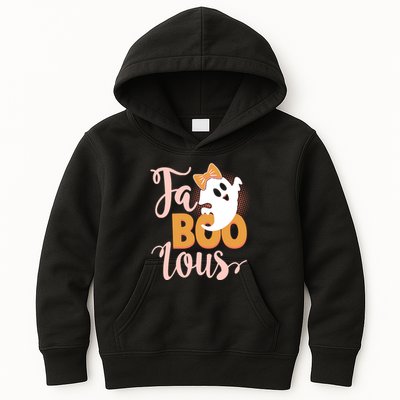 Funny Halloween Fa Boo Lous Ghost Kids Hoodie