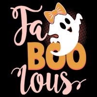 Funny Halloween Fa Boo Lous Ghost Wool Snapback Cap