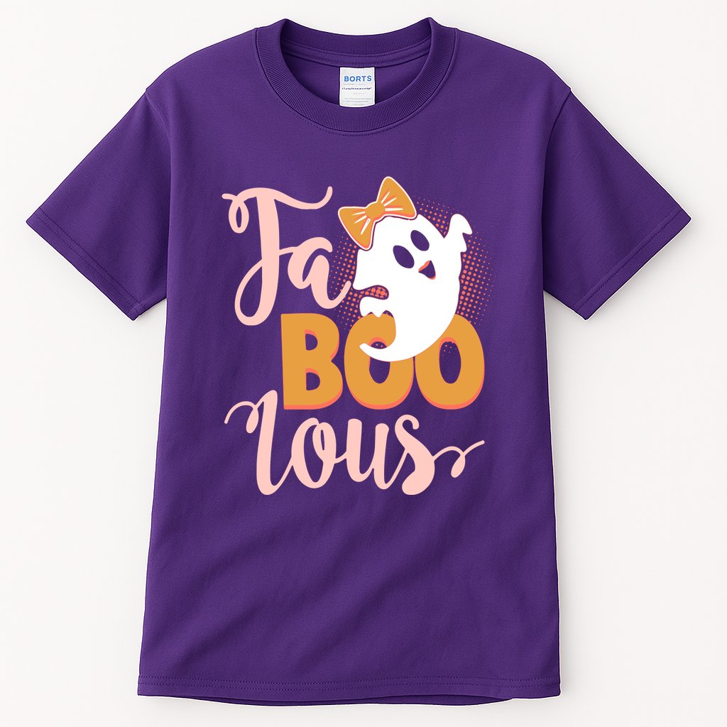 Funny Halloween Fa Boo Lous Ghost Tall T-Shirt