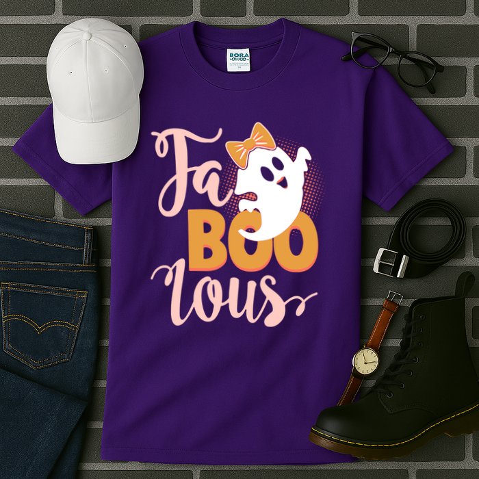 Funny Halloween Fa Boo Lous Ghost Tall T-Shirt