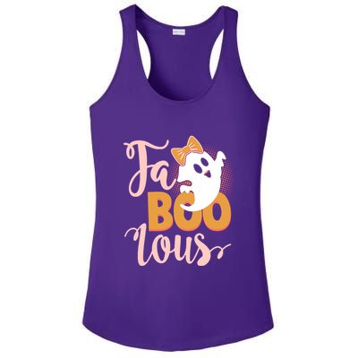 Funny Halloween Fa Boo Lous Ghost Ladies PosiCharge Competitor Racerback Tank