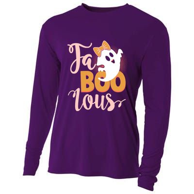 Funny Halloween Fa Boo Lous Ghost Cooling Performance Long Sleeve Crew