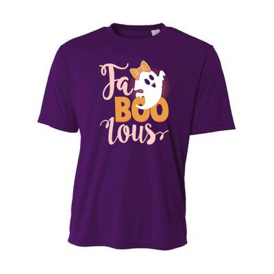 Funny Halloween Fa Boo Lous Ghost Youth Performance Sprint T-Shirt