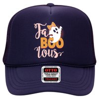 Funny Halloween Fa Boo Lous Ghost Trucker Hat