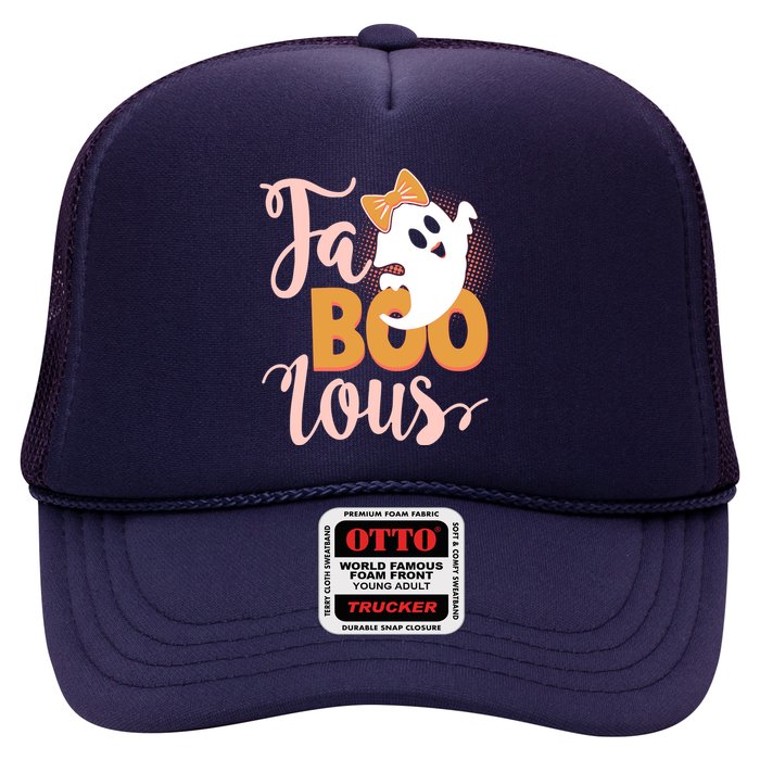 Funny Halloween Fa Boo Lous Ghost Trucker Hat