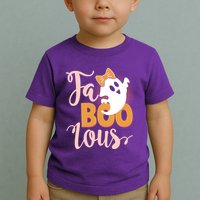 Funny Halloween Fa Boo Lous Ghost Toddler T-Shirt