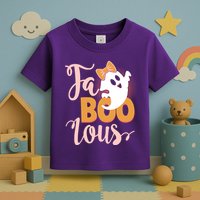 Funny Halloween Fa Boo Lous Ghost Toddler T-Shirt