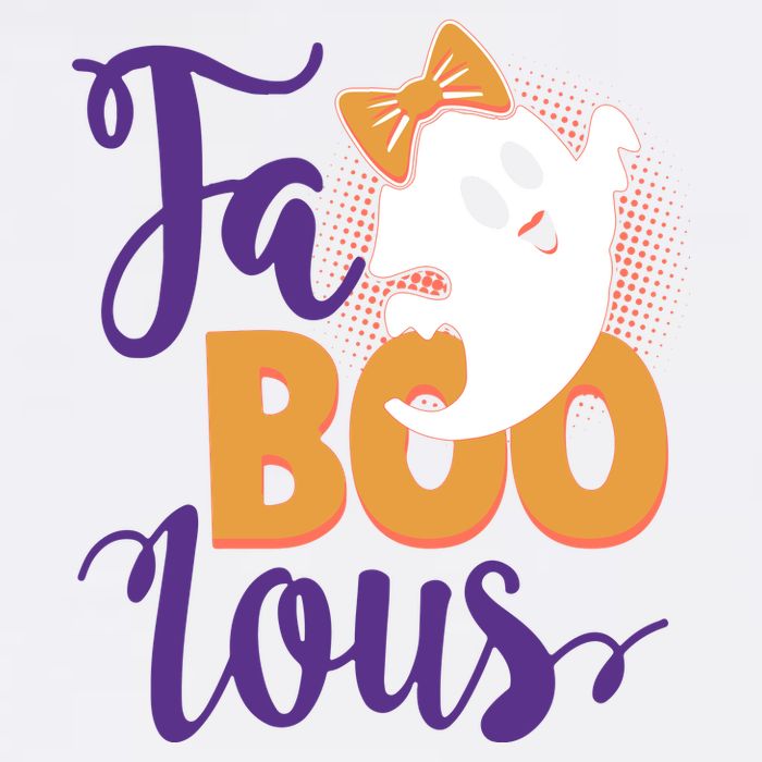 Funny Halloween Fa Boo Lous Ghost Garment-Dyed Sweatshirt