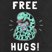 Free Hugs Funny Python Snake Anaconda Joke Cool Comfort Performance Bucket Hat