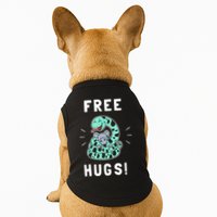 Free Hugs Funny Python Snake Anaconda Joke Doggie Tank