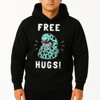 Free Hugs Funny Python Snake Anaconda Joke Hoodie