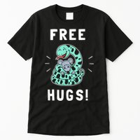 Free Hugs Funny Python Snake Anaconda Joke Tall T-Shirt