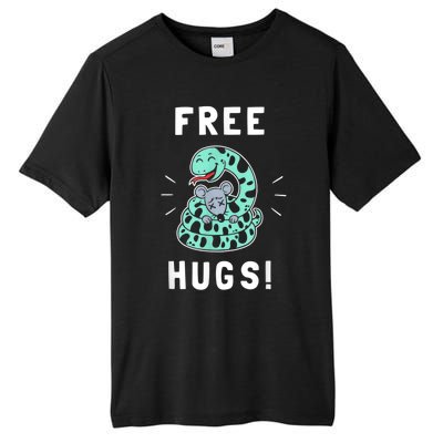 Free Hugs Funny Python Snake Anaconda Joke Tall Fusion ChromaSoft Performance T-Shirt