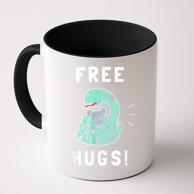 Free Hugs Funny Python Snake Anaconda Joke Mug