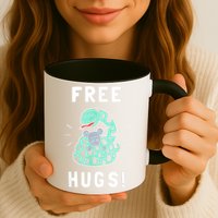 Free Hugs Funny Python Snake Anaconda Joke Mug