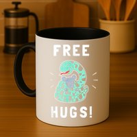 Free Hugs Funny Python Snake Anaconda Joke Mug