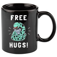Free Hugs Funny Python Snake Anaconda Joke 11oz C Handle Ceramic Mug