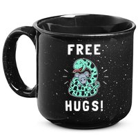 Free Hugs Funny Python Snake Anaconda Joke 15oz Campfire Ceramic Mug