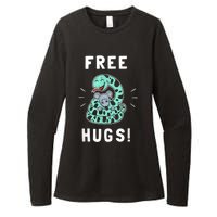 Free Hugs Funny Python Snake Anaconda Joke Womens CVC Long Sleeve Shirt