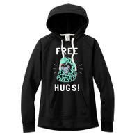 Free Hugs Funny Python Snake Anaconda Joke Women's Fleece Hoodie