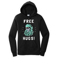 Free Hugs Funny Python Snake Anaconda Joke Women's Pullover Hoodie