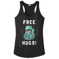 Free Hugs Funny Python Snake Anaconda Joke Ladies PosiCharge Competitor Racerback Tank