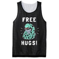 Free Hugs Funny Python Snake Anaconda Joke Mesh Reversible Basketball Jersey Tank