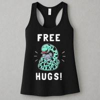 Free Hugs Funny Python Snake Anaconda Joke Womens Tank Top