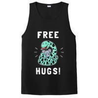 Free Hugs Funny Python Snake Anaconda Joke PosiCharge Competitor Tank