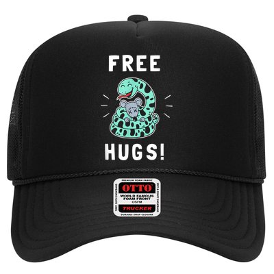 Free Hugs Funny Python Snake Anaconda Joke Trucker Hat