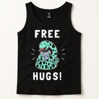 Free Hugs Funny Python Snake Anaconda Joke Tank Top