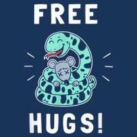Free Hugs Funny Python Snake Anaconda Joke Infant Baby Jersey Bodysuit
