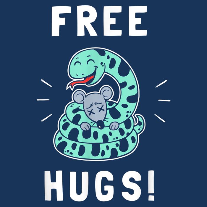 Free Hugs Funny Python Snake Anaconda Joke Infant Baby Jersey Bodysuit