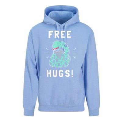 Free Hugs Funny Python Snake Anaconda Joke Unisex Surf Hoodie