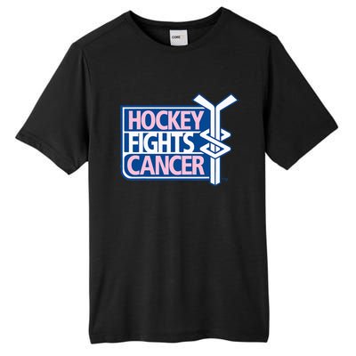 funny Hockey Fights Cancer awareness Tall Fusion ChromaSoft Performance T-Shirt