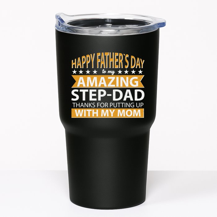 Funny Happy Father's Day To My Amazing StepDad Tumbler