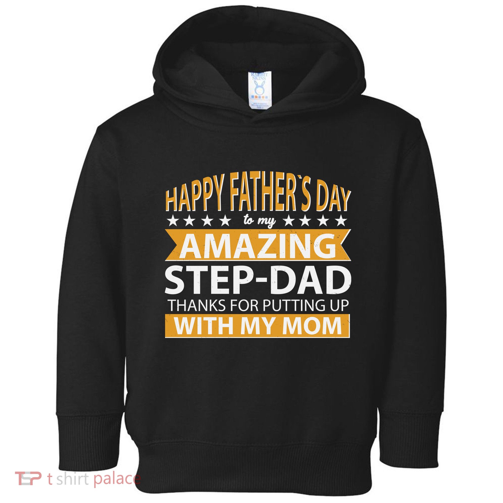 Funny Happy Father's Day To My Amazing StepDad Toddler Hoodie